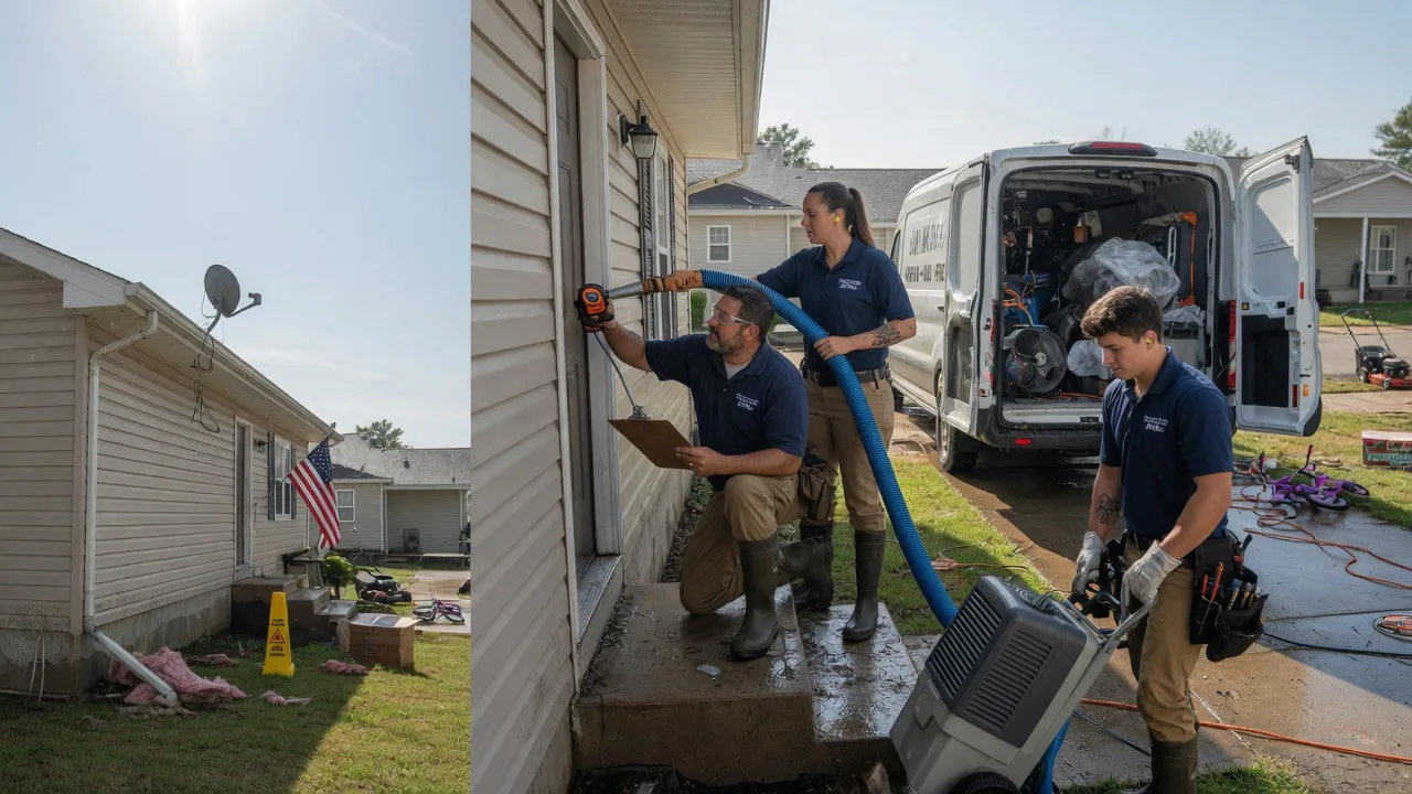 Ceiling Water Damage Restoration in Danvers, IL near me
